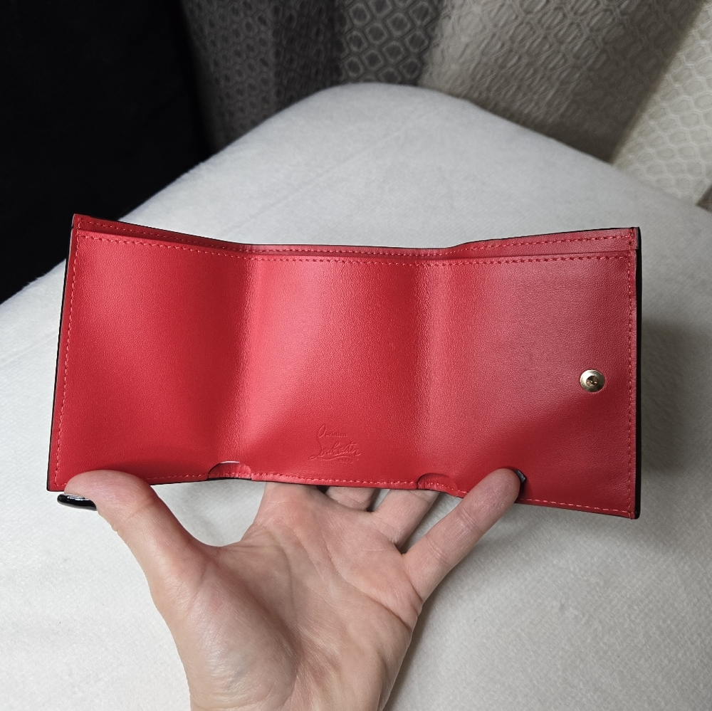 Christian Louboutin leopard-print mini wallet NWT - Picture 7 of 11